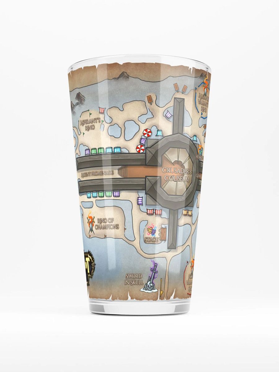 Tournament of Ages - Fairegrounds Map - Pint Glass product image (1)