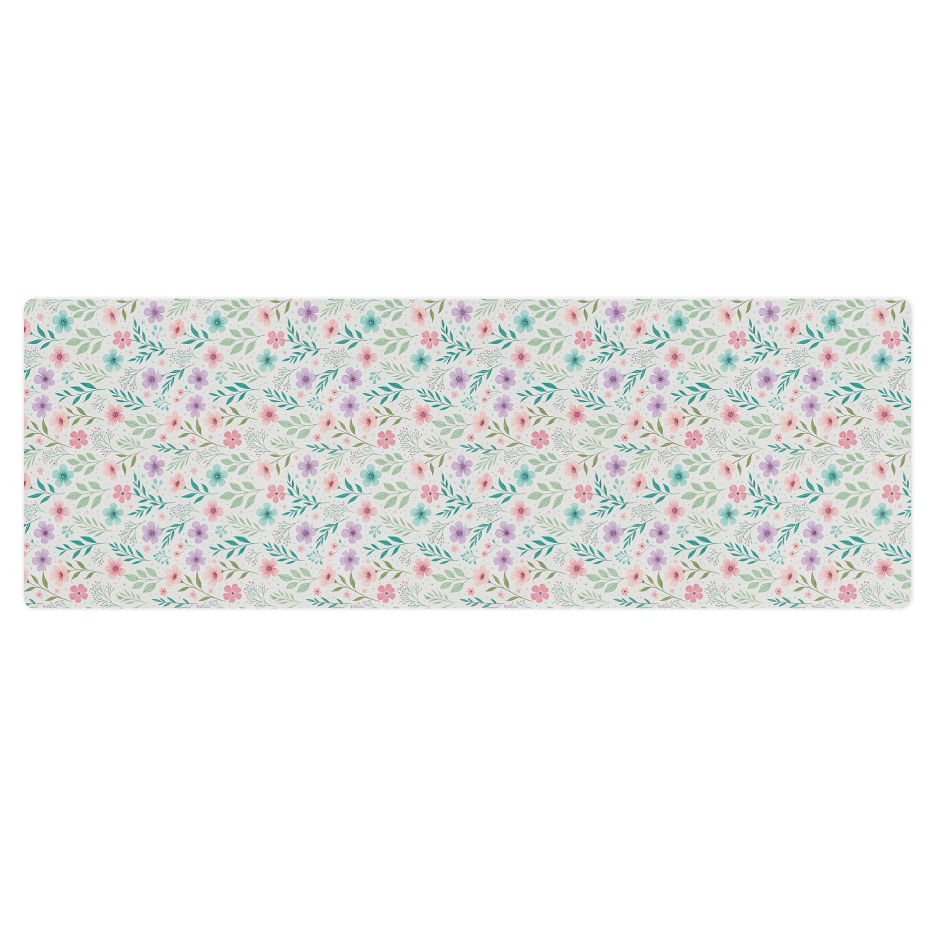 Colorful Floral Pattern Yoga Mat by Treasure Pie product image (1)