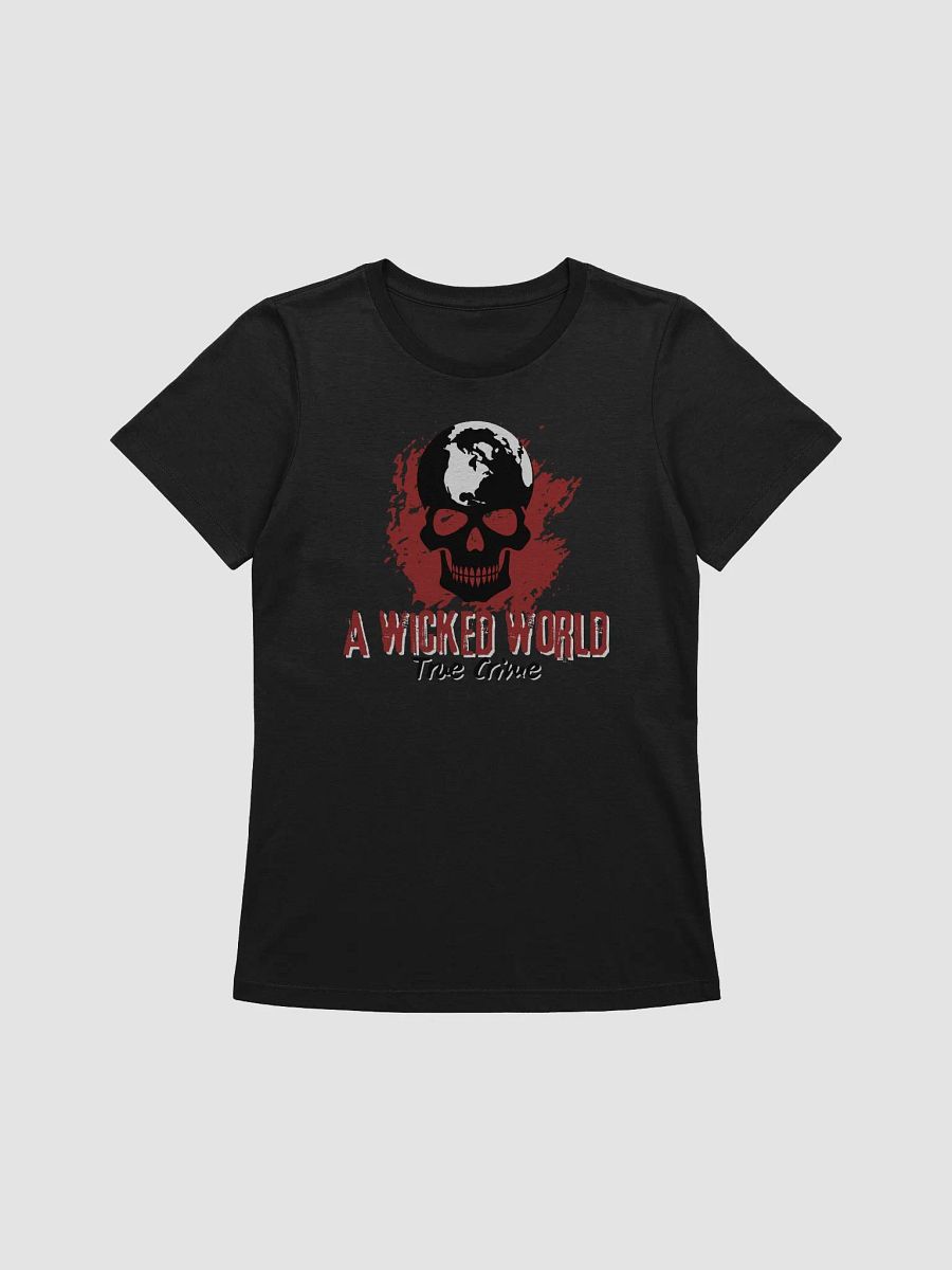 A Wicked World Alt. Logo Relaxed Fit Black T-Shirt product image (1)