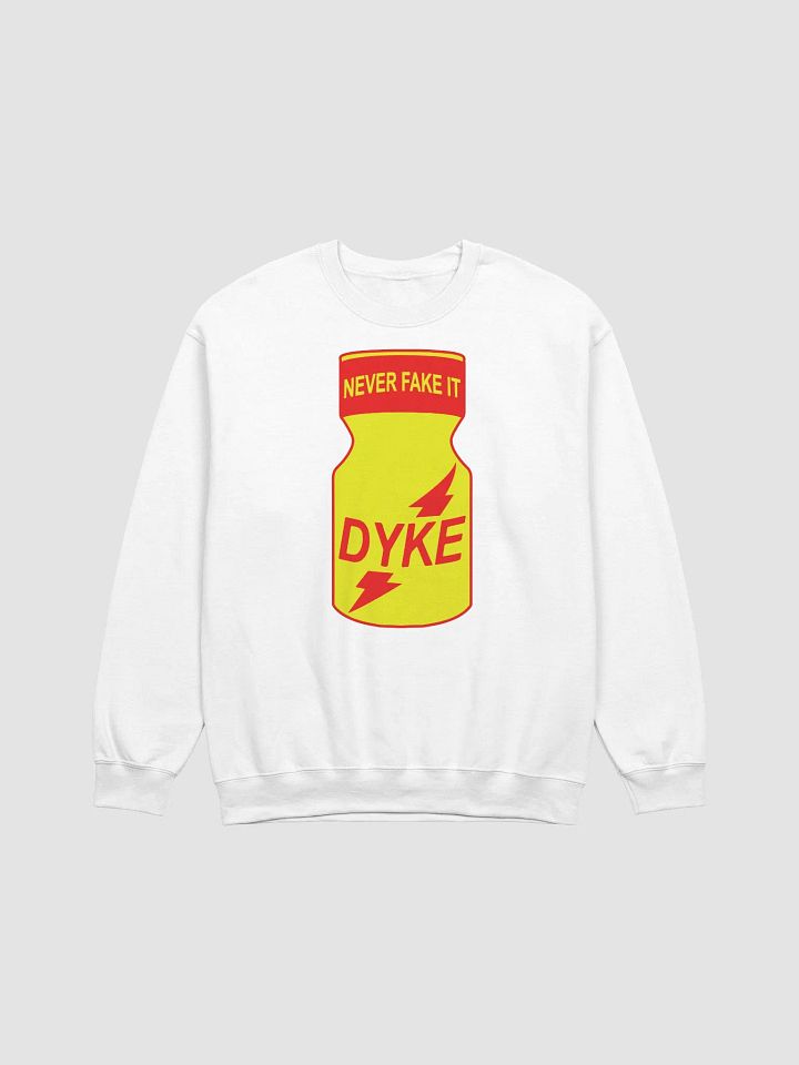 Dyke Poppers Sweatshirt 👃 White product image (1)