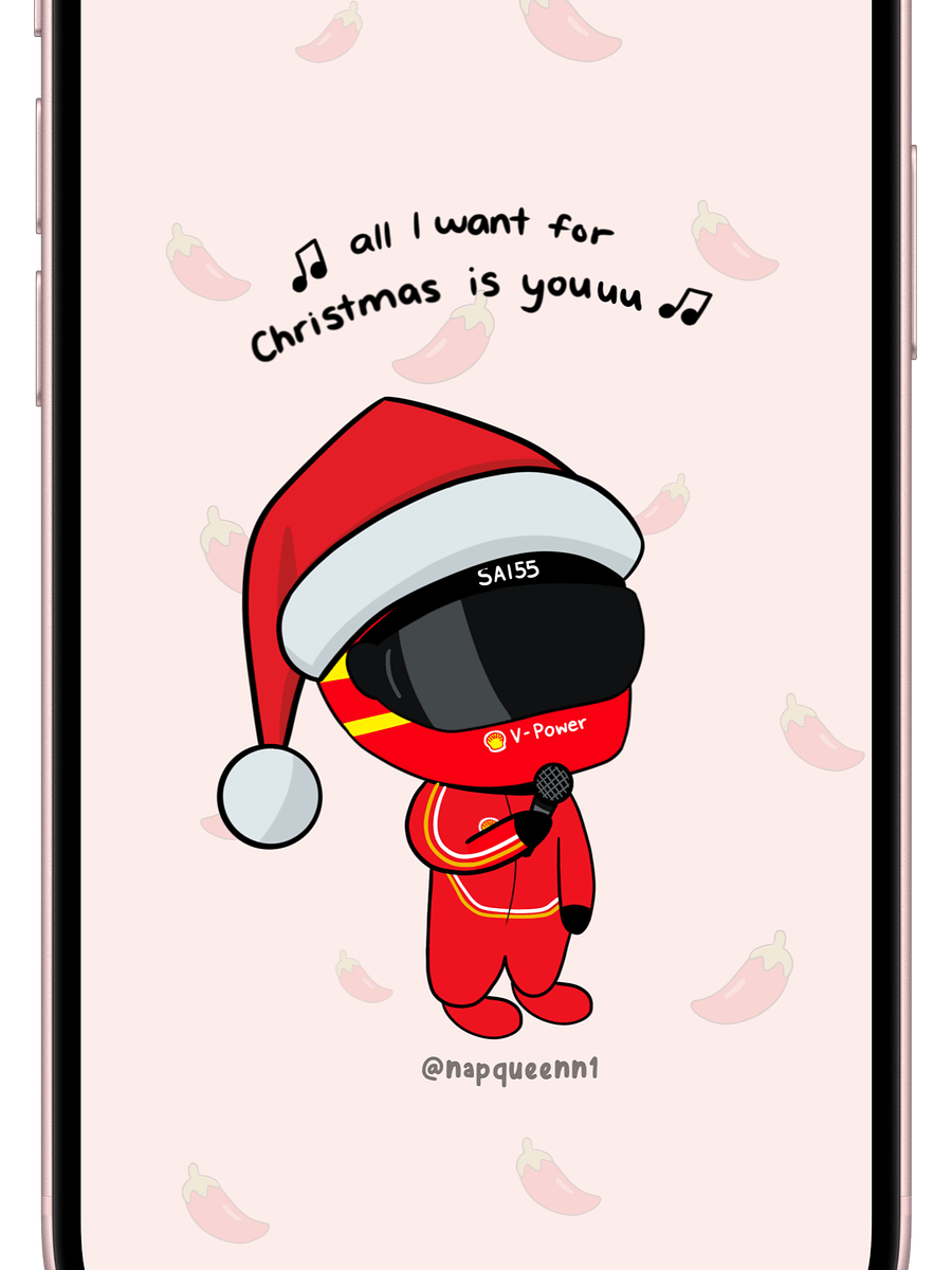 Singing Holiday Carlos - Phone Wallpaper product image (2)