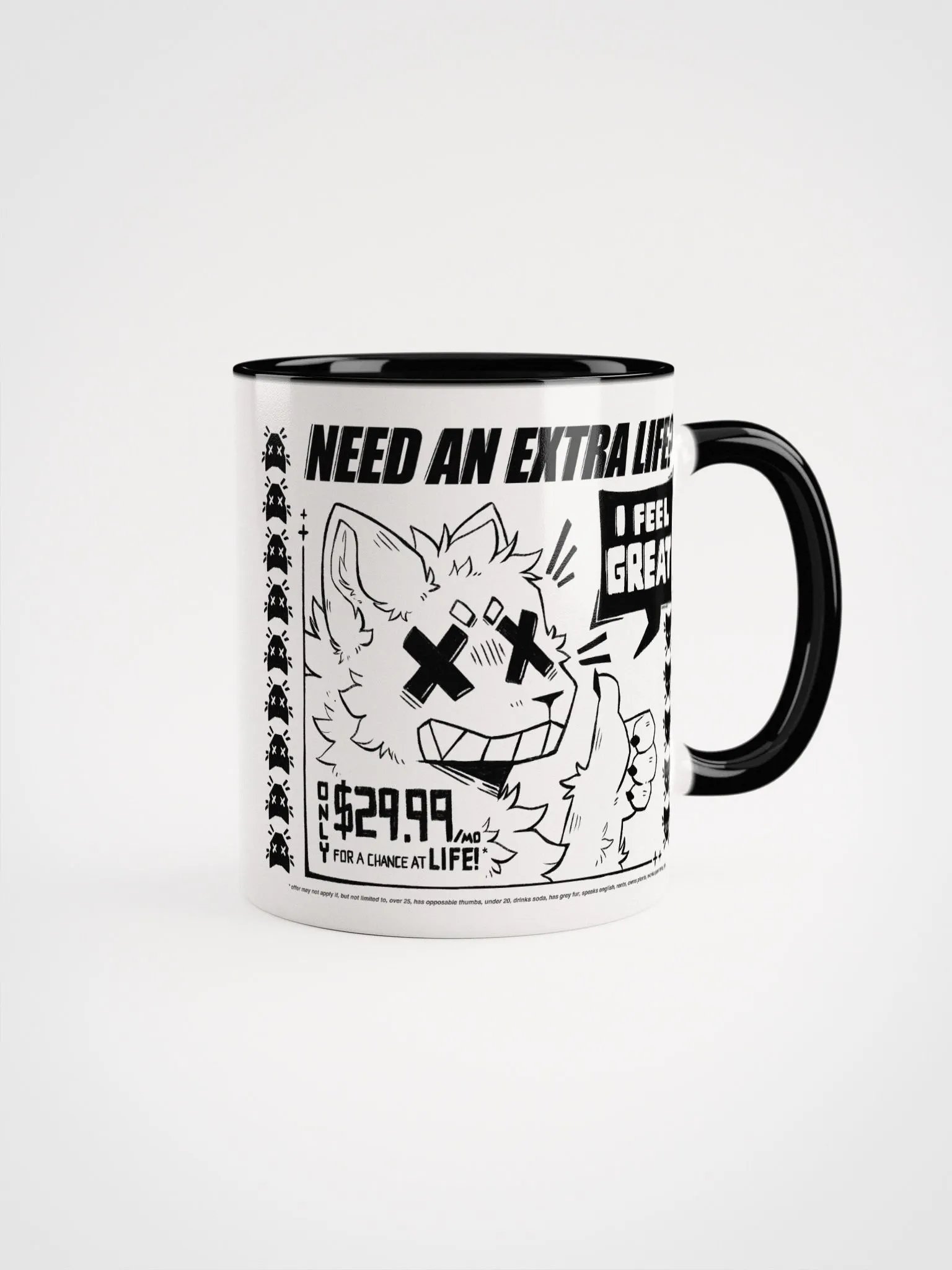 Extra Life Ceramic Mug product image (1)