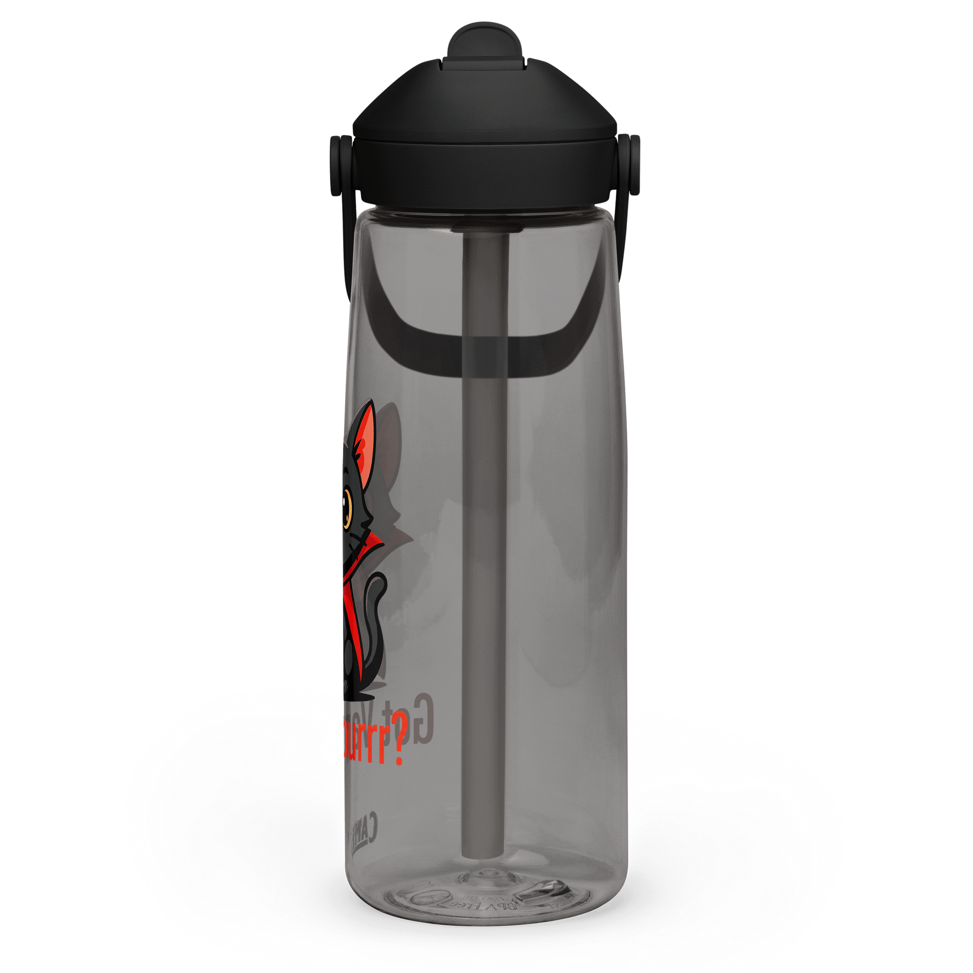 Got Vampurrr? Cat Thrive® Flip Straw Water Bottle product image (3)