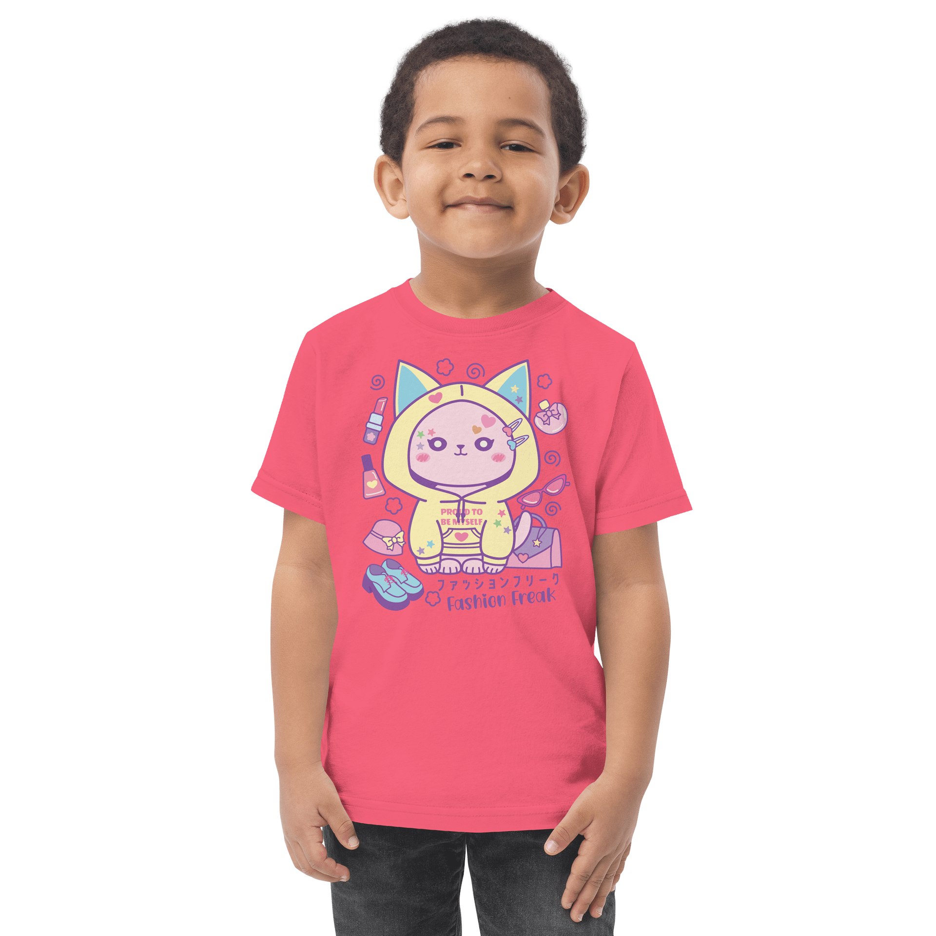 Fashion Freak Kitty- Toddler T-shirt product image (1)