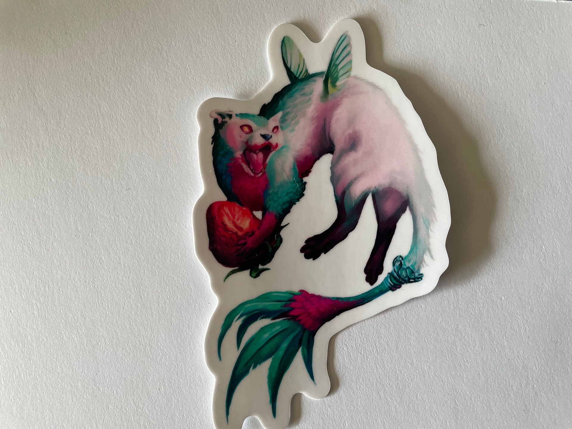 Tyke, Familiar of Chaos Sticker 3" product image (1)