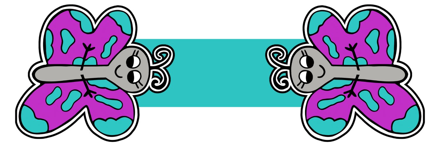 Cute Cartoon Butterfly Magnetic Laminated Bookmark for Insect Lovers product image (2)
