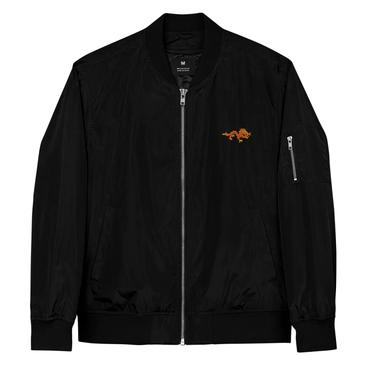 "Dragon" Embroidered Recycled Bomber Jacket product image (1)