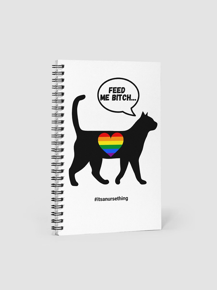 LGBTQ+ Nurse Notebook Pussycat Rainbow product image (1)