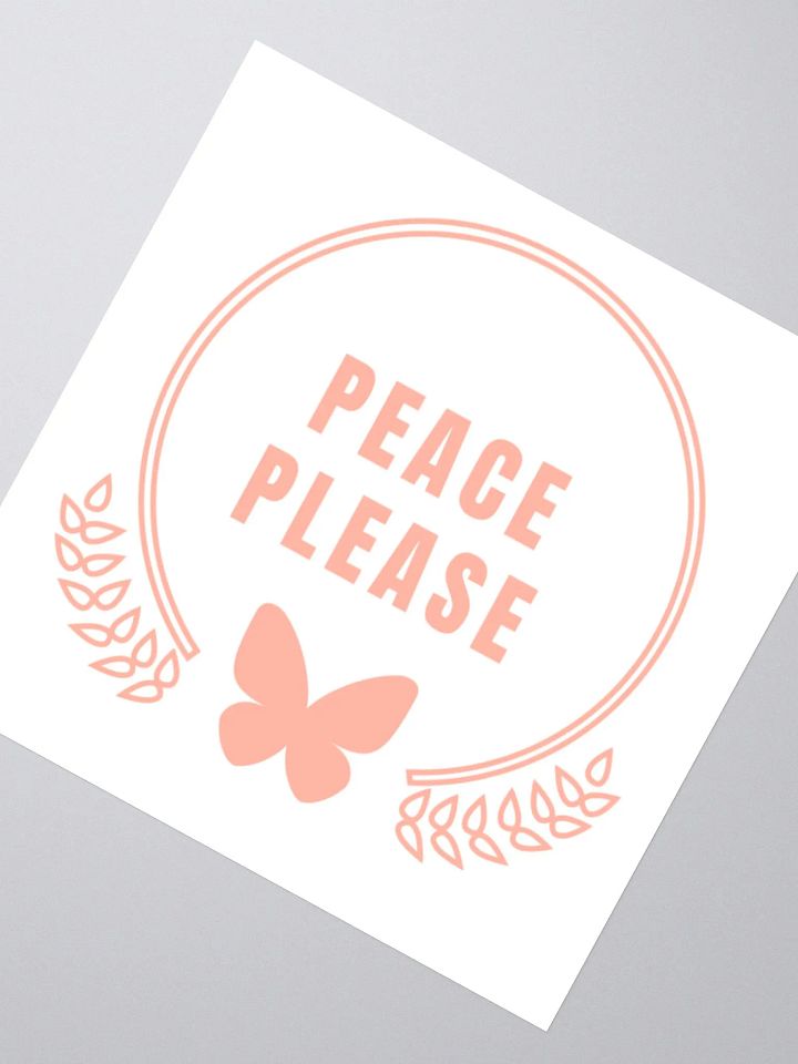 Peaceful Butterfly Kiss Cut Stickers product image (4)