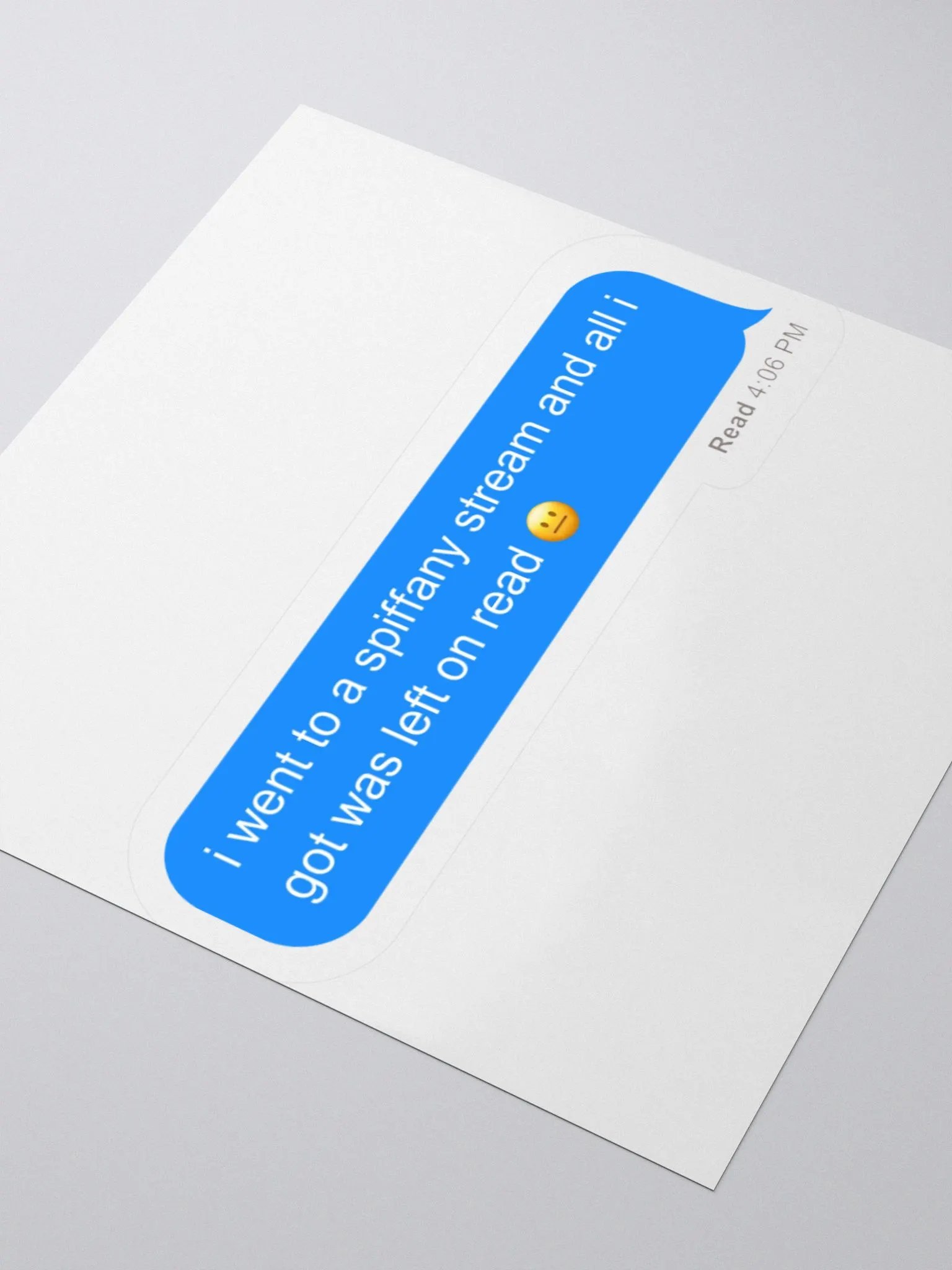 left on read | sticker (3x3) product image (3)