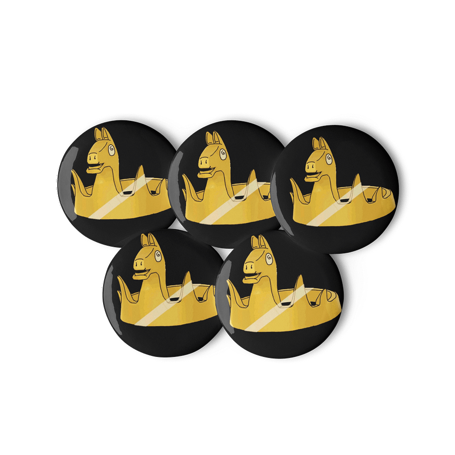 Set of crowns pin buttons product image (3)