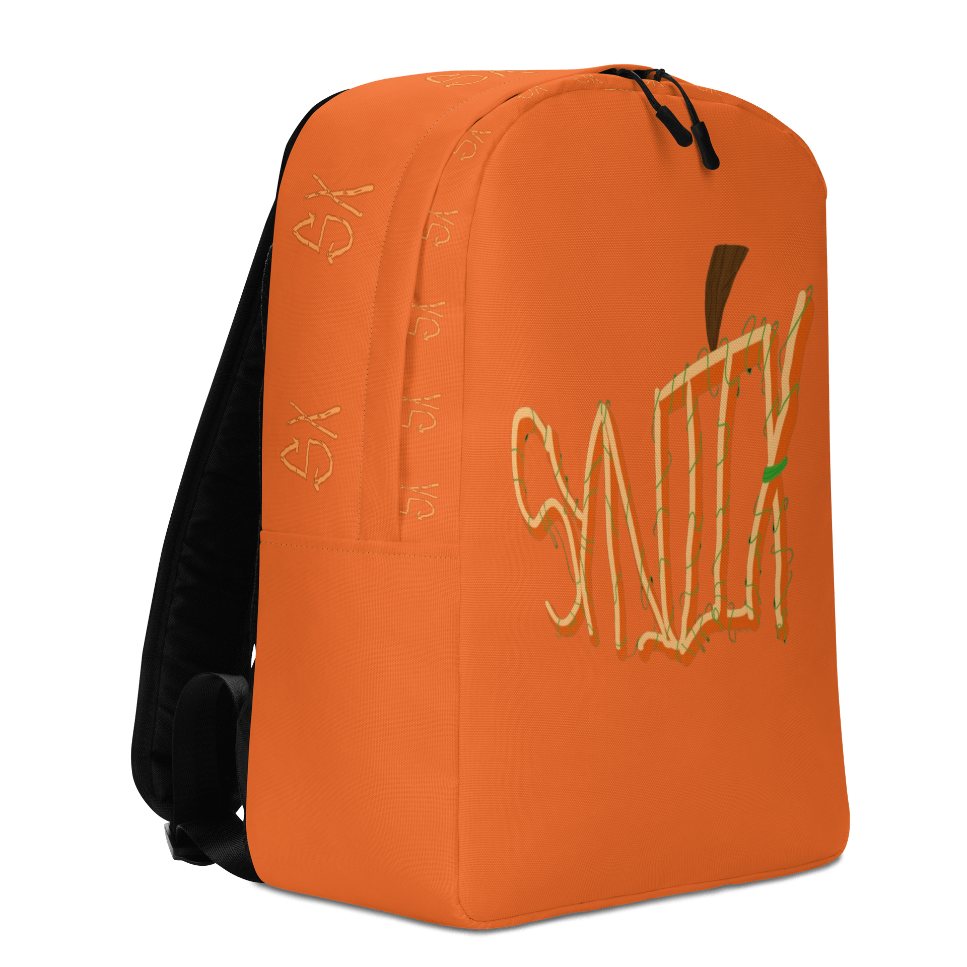 Halloween Pumpkin SynjiX Backpack (Orange) product image (3)