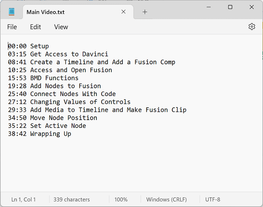 Flow To-Chapter | Davinci Resolve 18+ Script product image (4)