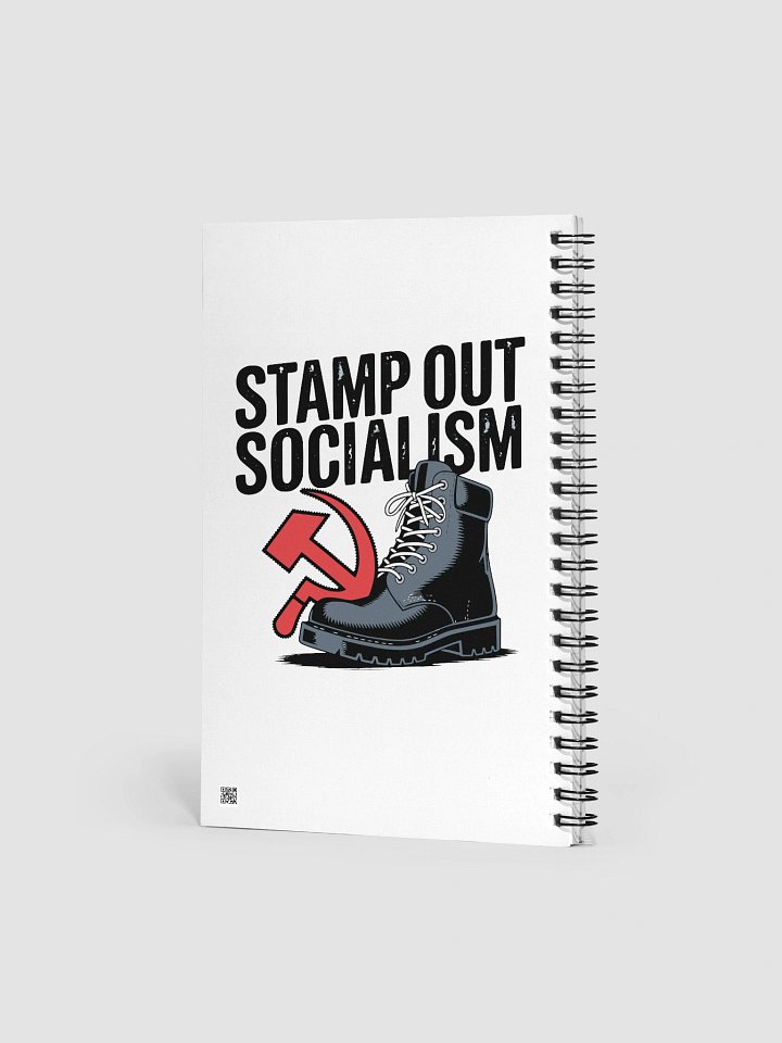 Stamp Out Socialism Boot Graphic – Anti-Socialism Art product image (2)