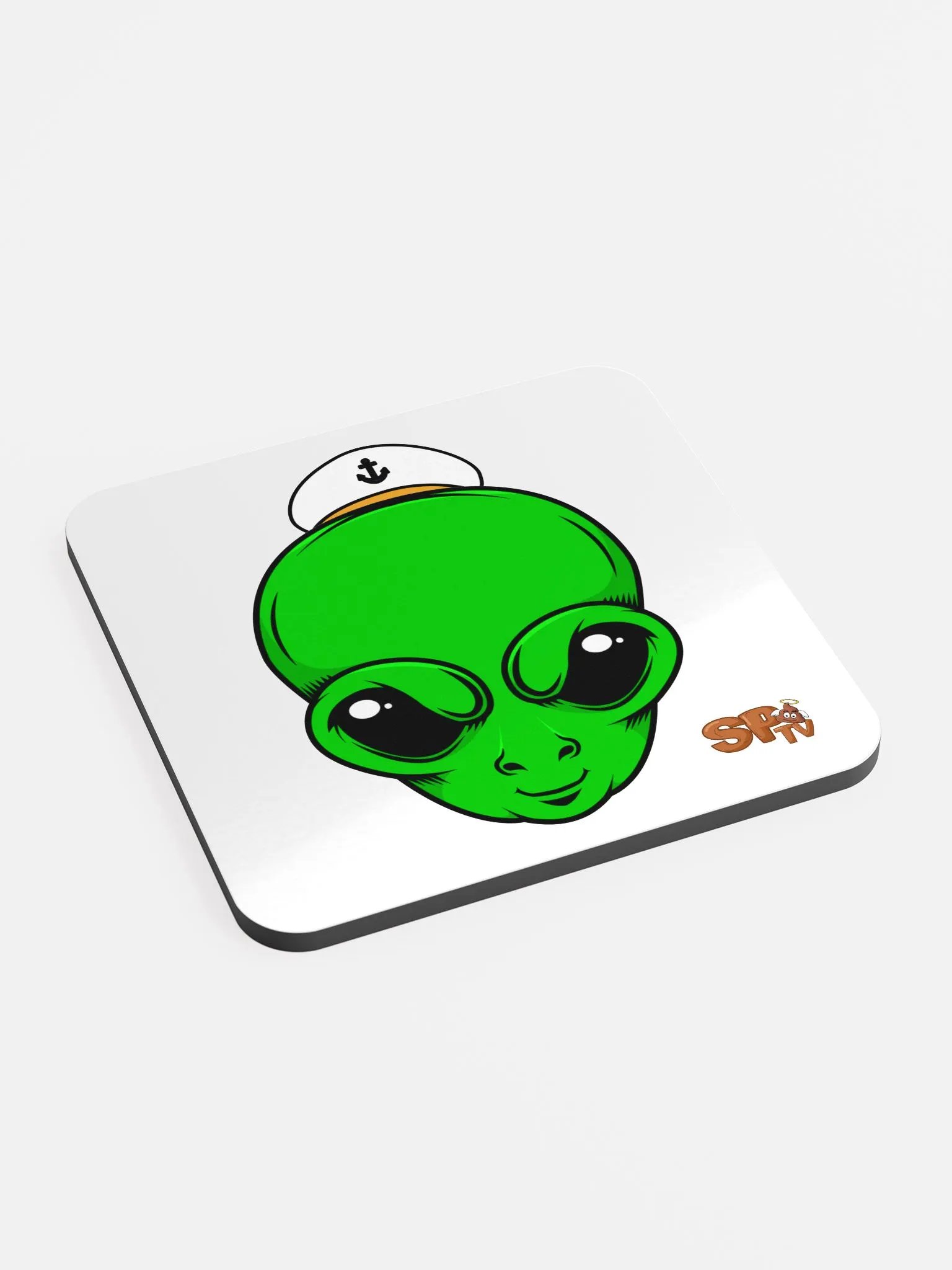 Xenu Gloss Cork Coaster product image (2)