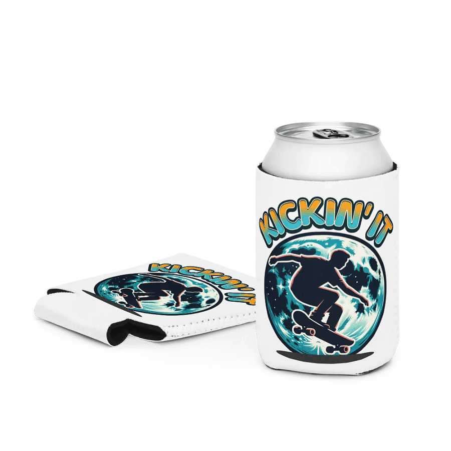 Kickin It Skaterboarder Lunar Kick Can Cooler product image (3)