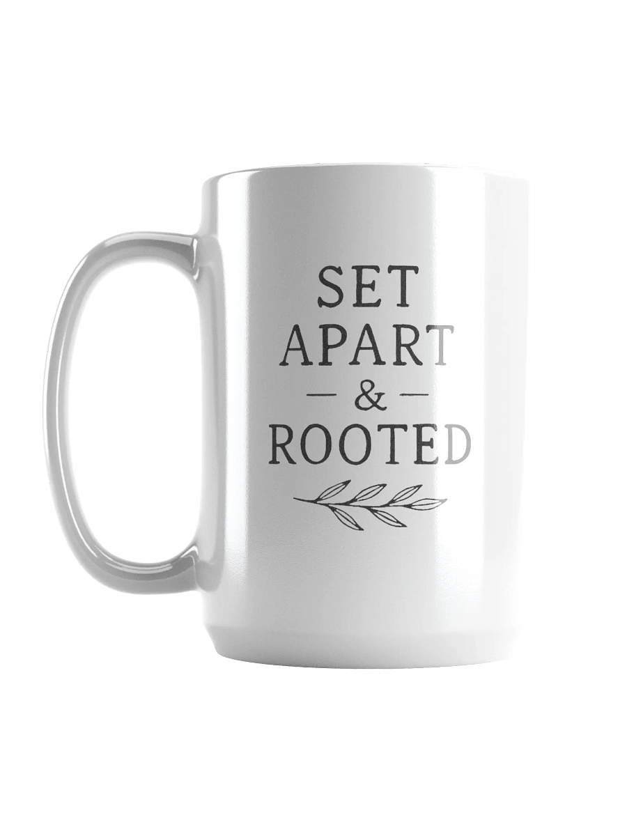 Set Apart & Rooted Leaf Logo Mug product image (4)