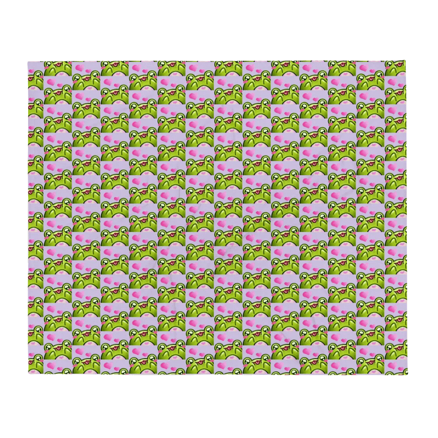 Blep Patterned Polyester Throw product image (2)