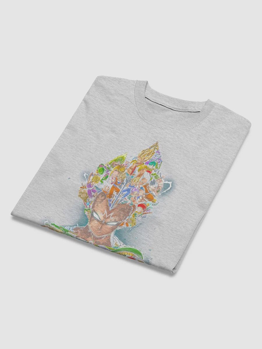 Dragon Ball Z Vegeta Rainbow Collage T-Shirt – Gildan Heavyweight product image (17)