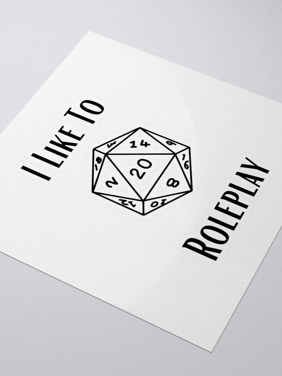 I like to Roleplay Sticker product image (8)