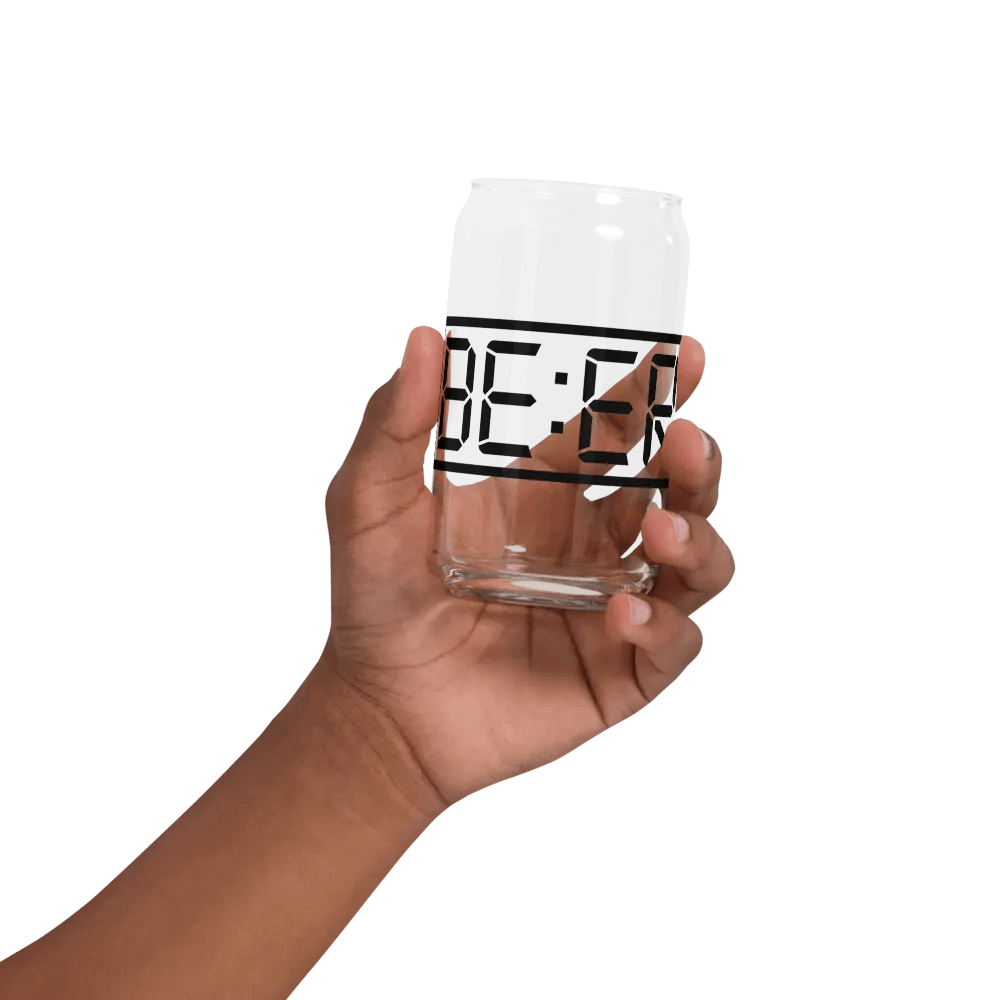 Beer O'Clock Beer Can Shaped Glass product image (2)