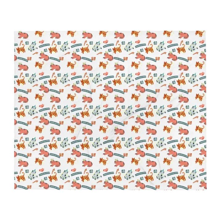 Happy Holiday Blanket product image (1)
