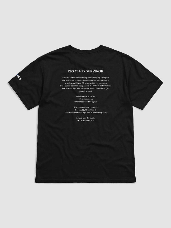 ISO-13485 Survivor Shirt product image (4)