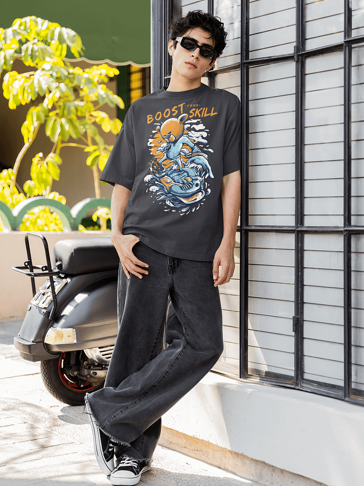 Bearded Surfer Oversized Tee product image (1)