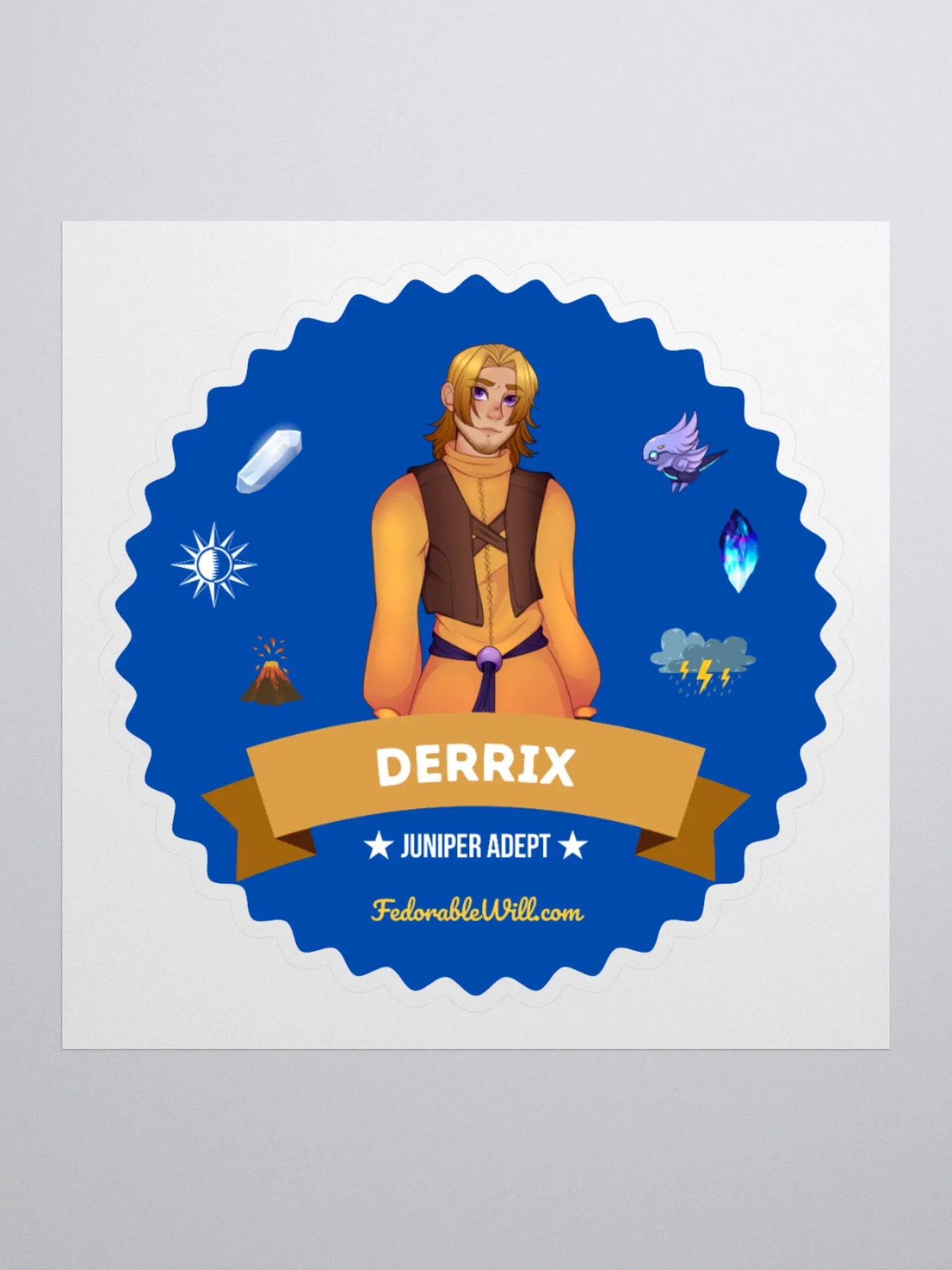 SSQ Sticker: Derrix product image (2)