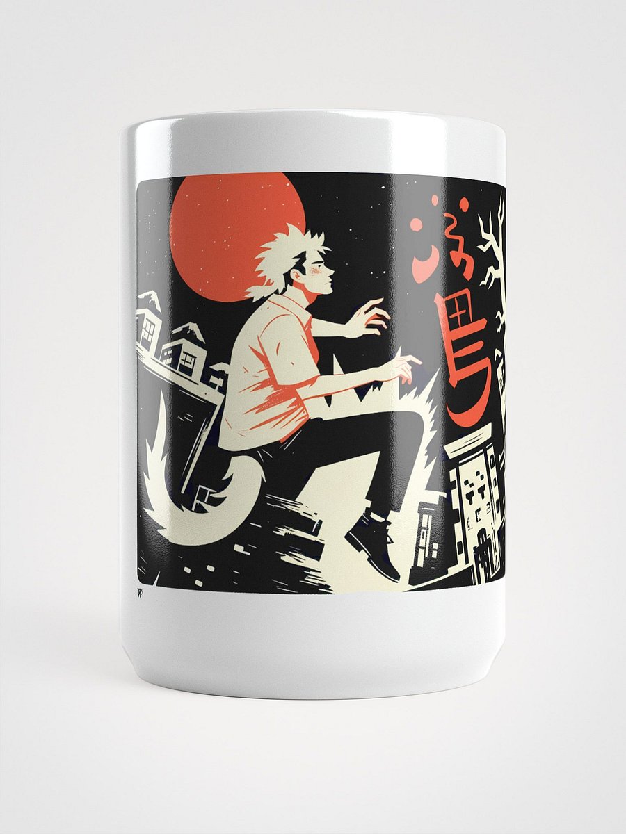 Surreal Leaping Art: '流鸟' (Flying Bird) Illustration Mug product image (5)