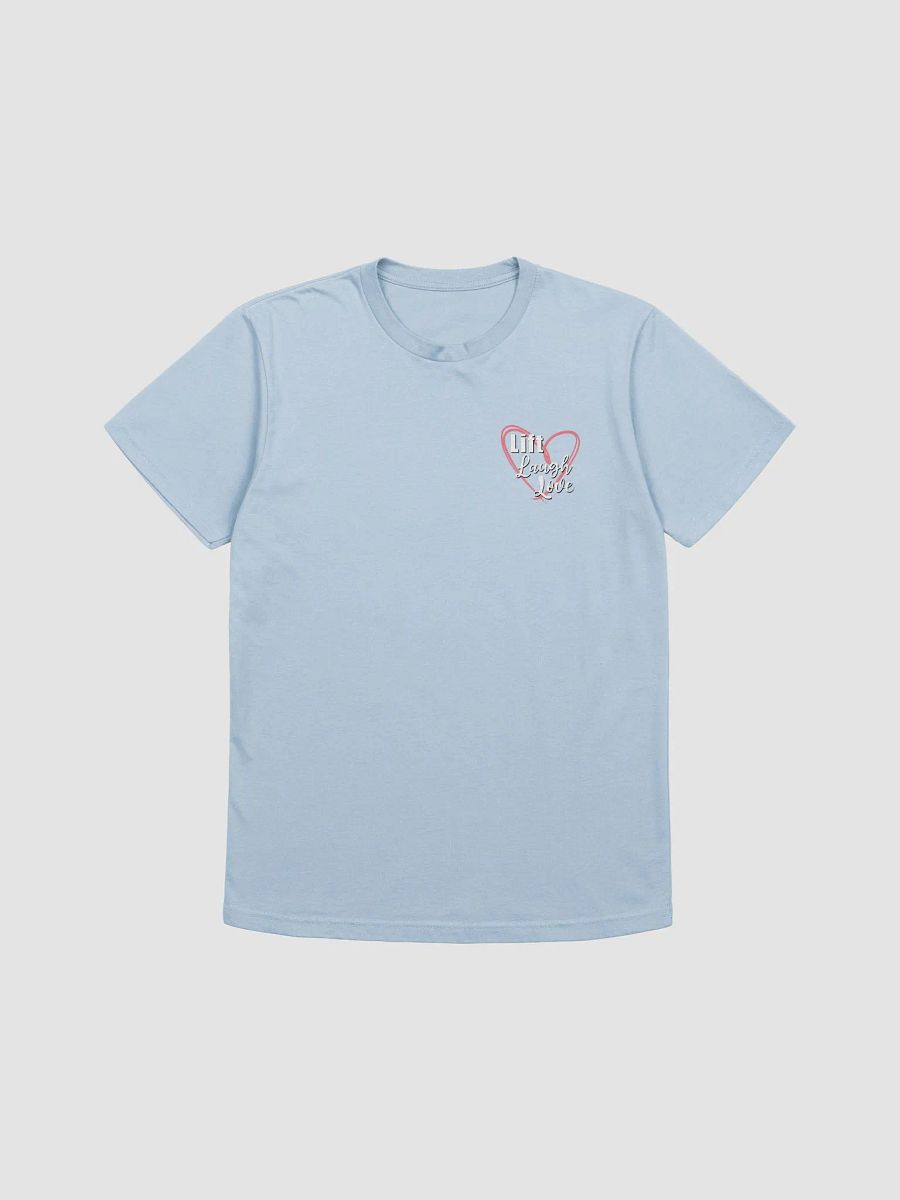 Lift Laugh Love Pink Scribble Heart Gym Tee product image (6)