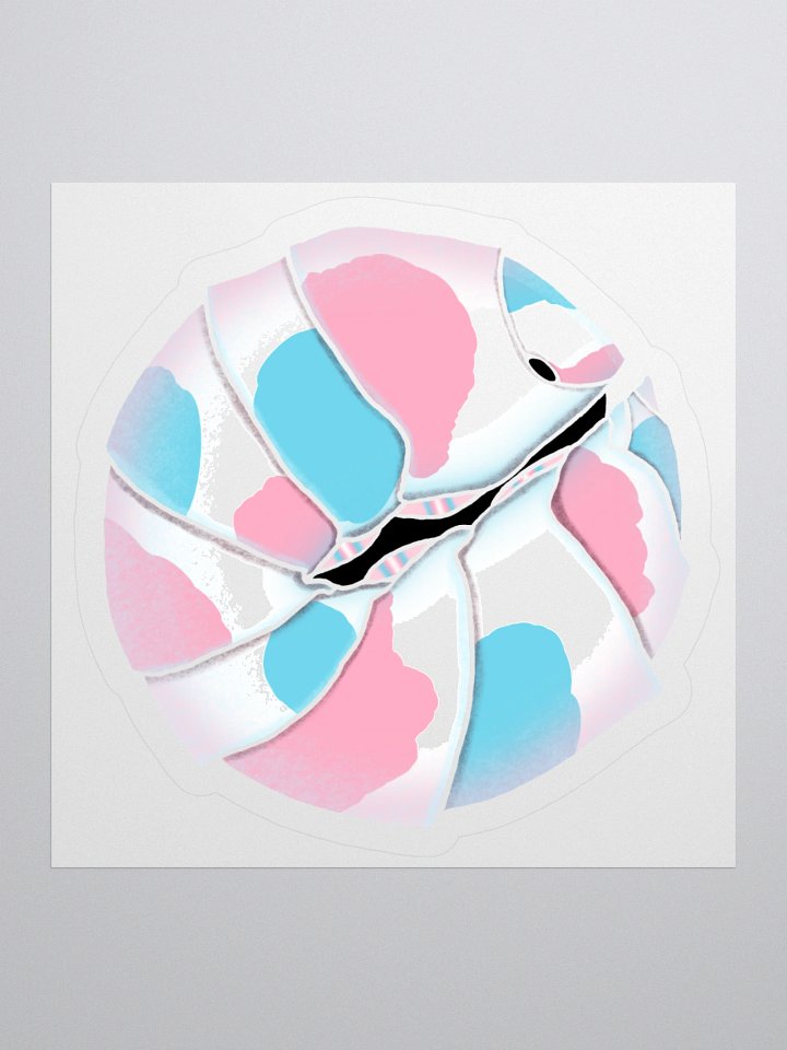 Transgender Isopod Sticker V2 product image (2)