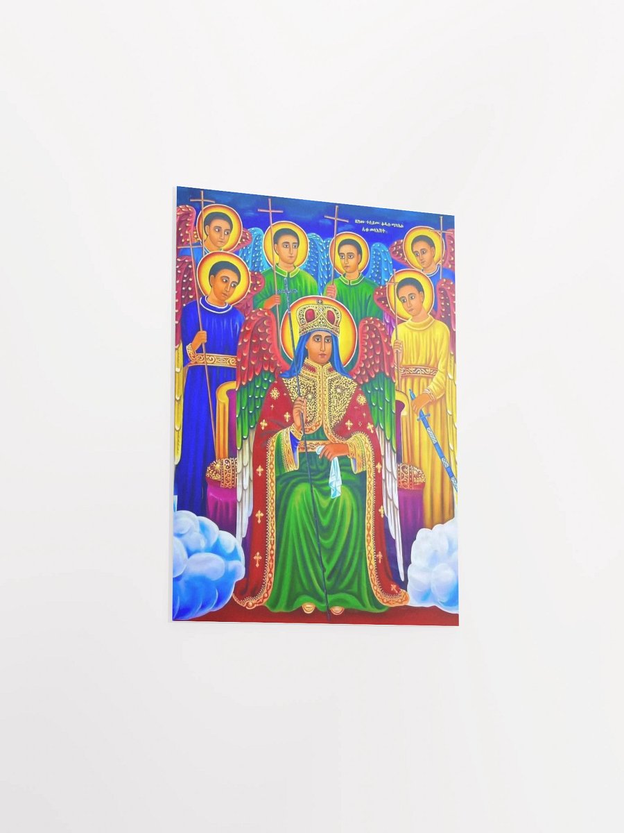 Saint Michael the Archangel Poster – Christian Wall Art, Spiritual Protection Decor-Poster product image (3)