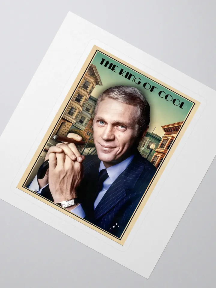 Steve McQueen Sticker product image (2)