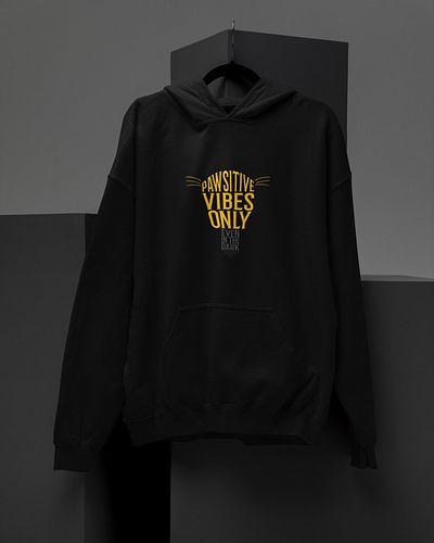 Introducing our latest hoodie from the #AragornHouseCollection: “Pawsitive Vibes Only – Even in the Dark” 🌙 

This cosy piece...