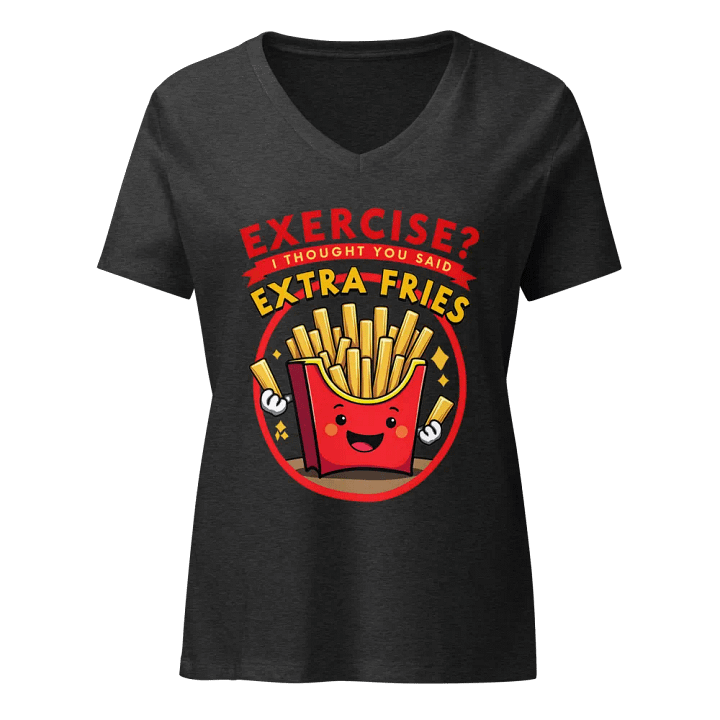 Extra Fries V-Neck Tee product image (3)
