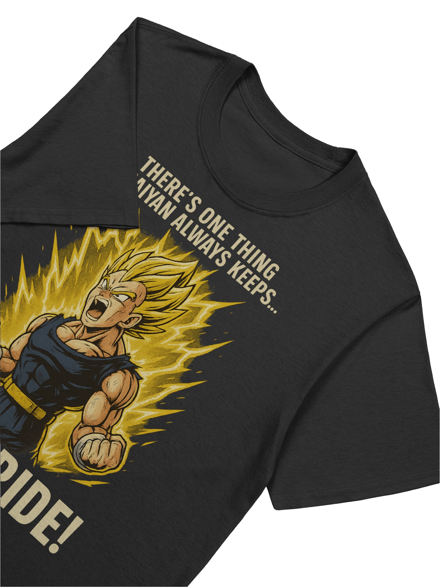 Vegeta Pride T-Shirt | Dragon Ball Z Saiyan Rage Power-Up Tee product image (64)