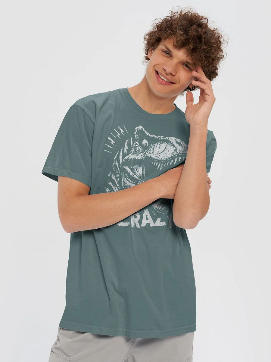 T-rex Crazy Unisex Tee product image (37)