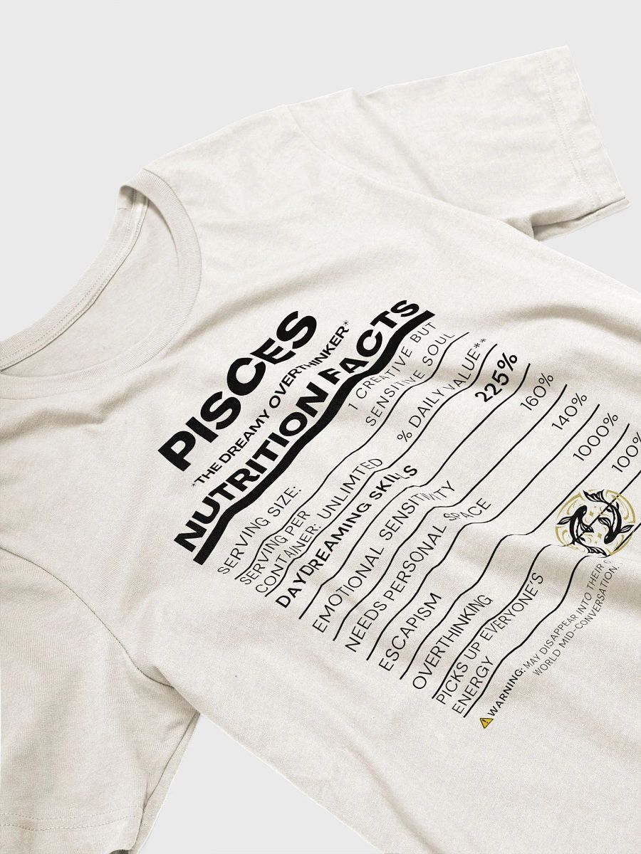 PISCES Nutrition Facts T-Shirt product image (5)