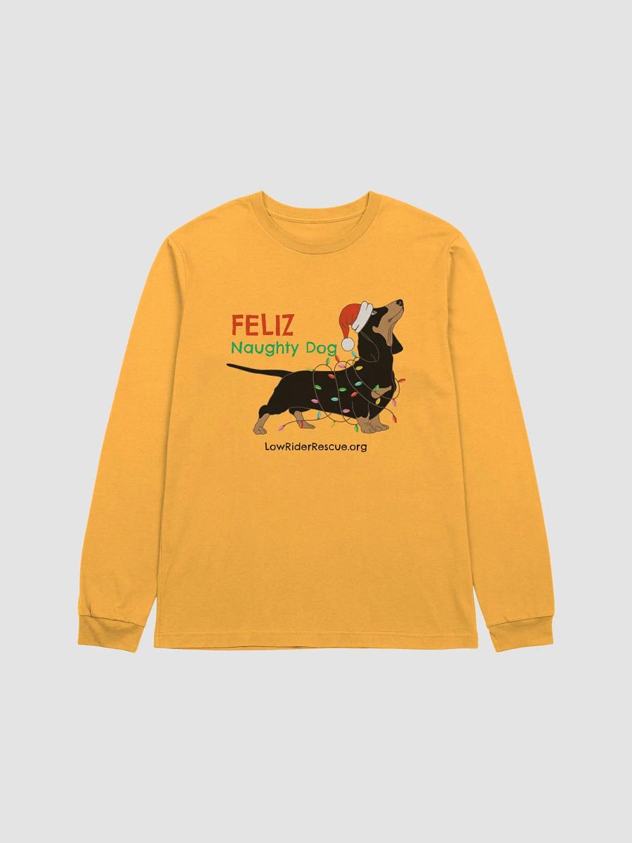 Feliz Naughty Dog Christmas Long Sleeve Tee product image (5)
