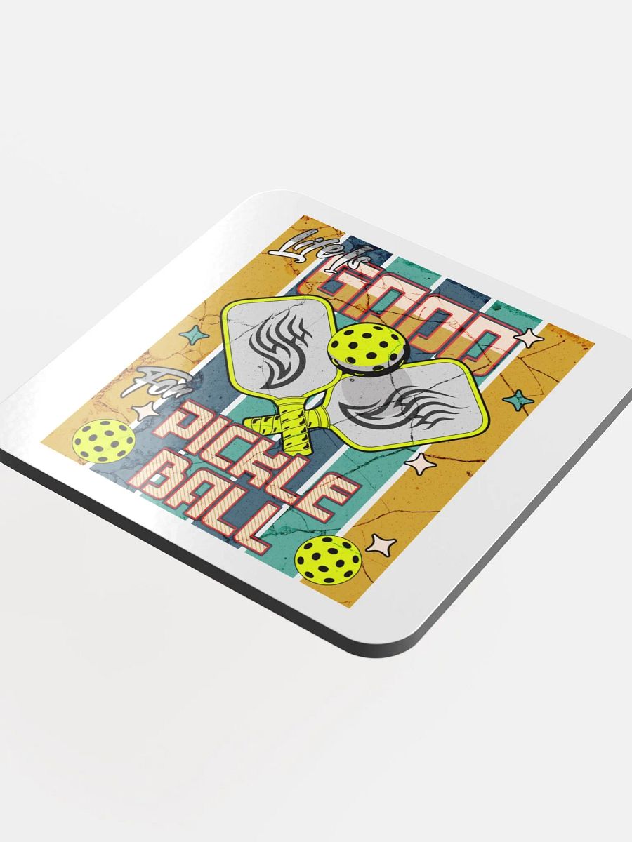 Life Is Good For Pickleball Vibes Coaster Set product image (1)