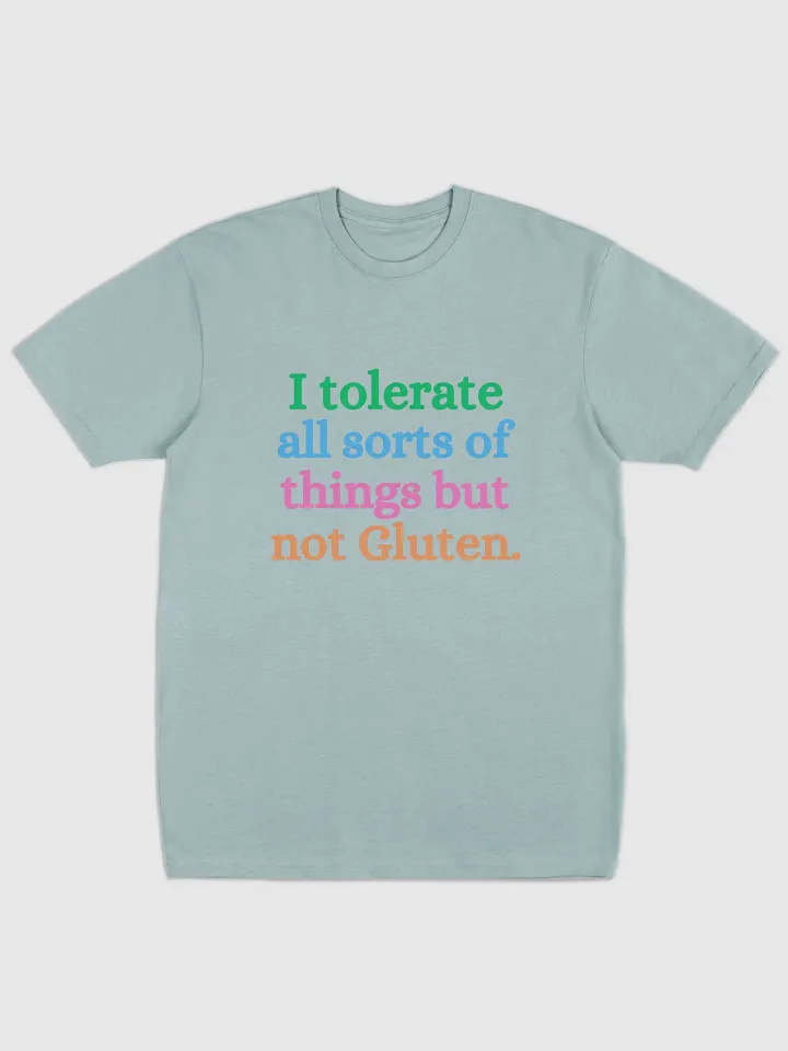 "Not Gluten" Colorful Statement Tee product image (1)
