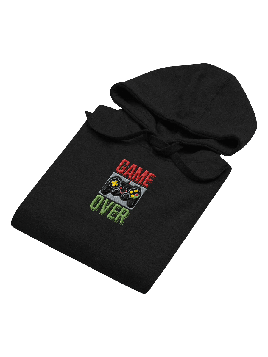 Game Over! Center Embroidered Hoodie product image (4)