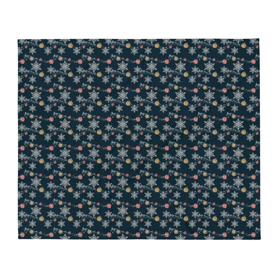 Navy Winter Confetti Blanket product image (1)