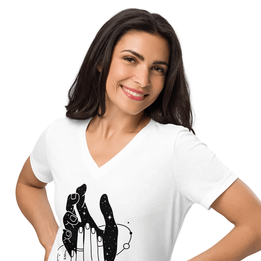We Are Like The Stars Bella+Canvas Women's Relaxed V-Neck T-Shirt product image (34)