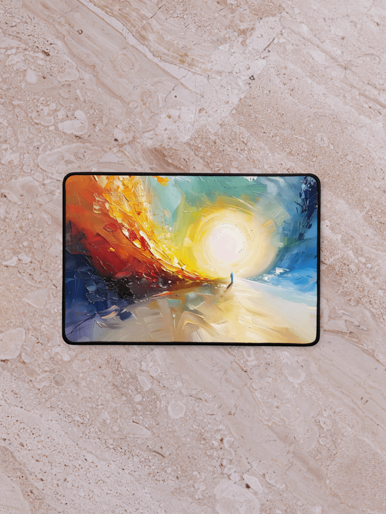 From the blaze of becoming, Desk mat in 3 sizes. product image (7)
