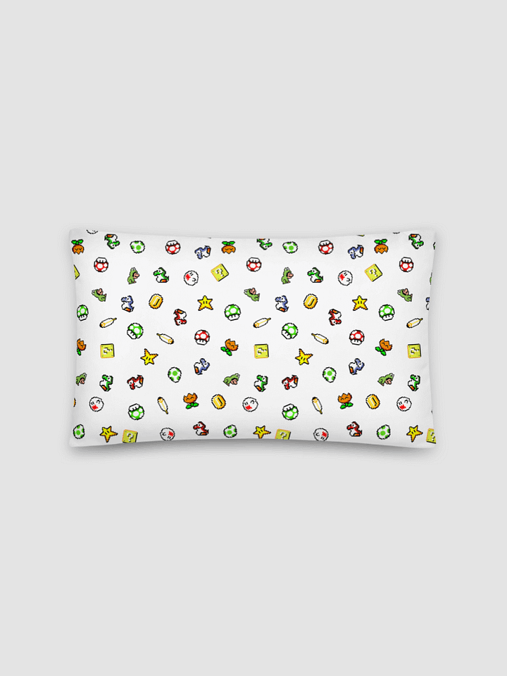 All Over Pixel Mario Print Pillowcase product image (1)