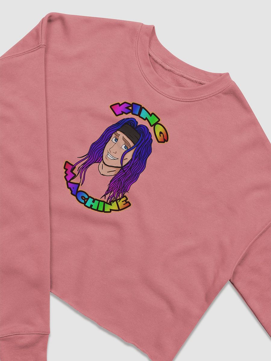 rainbow Fleece Crop Sweatshirt product image (3)