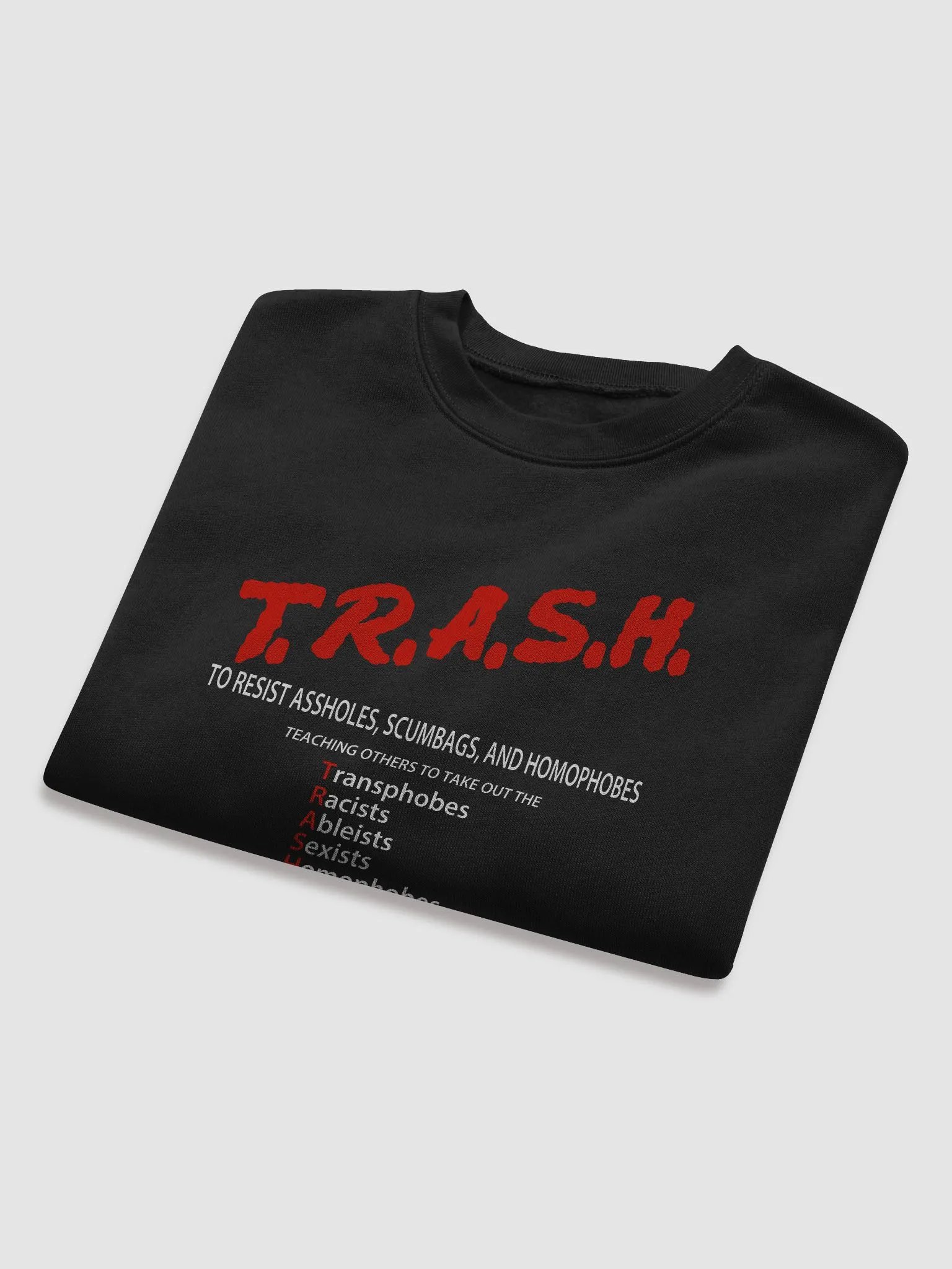 TRASH Crop Sweatshirt product image (3)