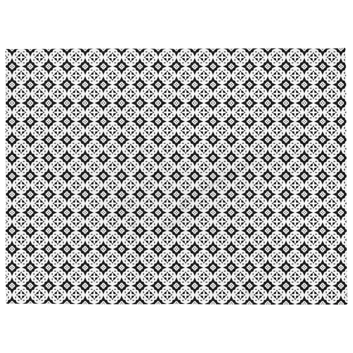 THE RUSTIC COTTAGE - BLACK WHITE PATTERN HANDMADE BLANKET product image (2)